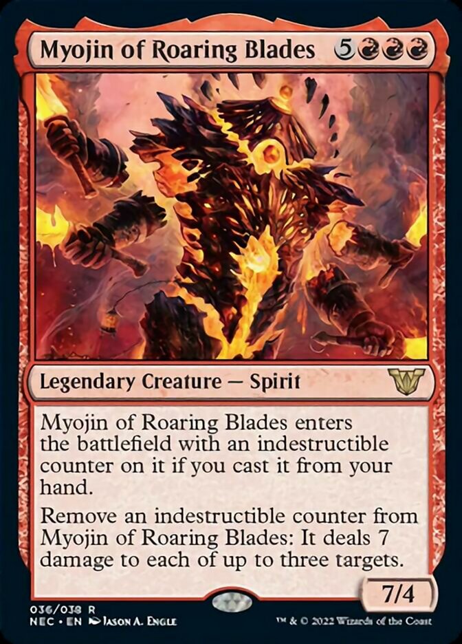 Myojin of Roaring Blades [Kamigawa: Neon Dynasty Commander] | Devastation Store