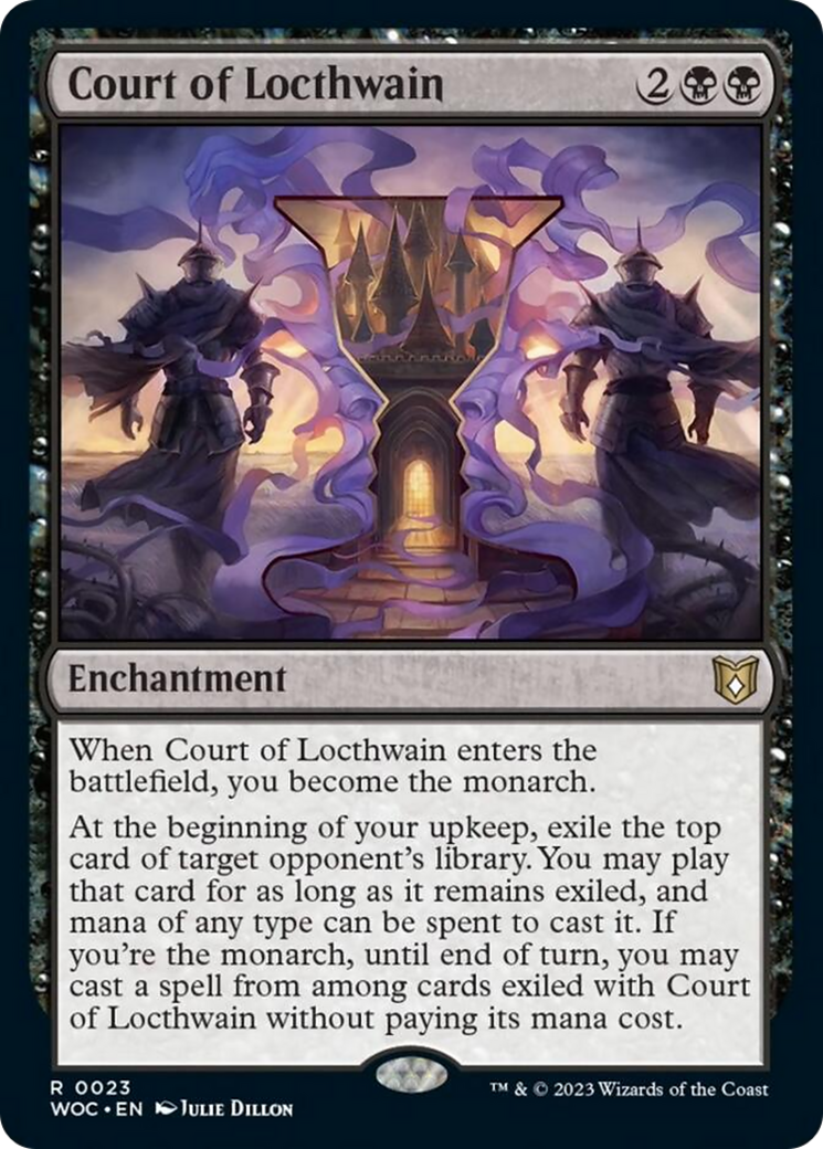Court of Locthwain [Wilds of Eldraine Commander] | Devastation Store