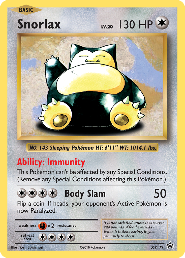 Snorlax (XY179) [XY: Black Star Promos] | Devastation Store