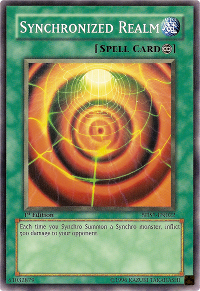 Synchronized Realm [5DS1-EN022] Common | Devastation Store