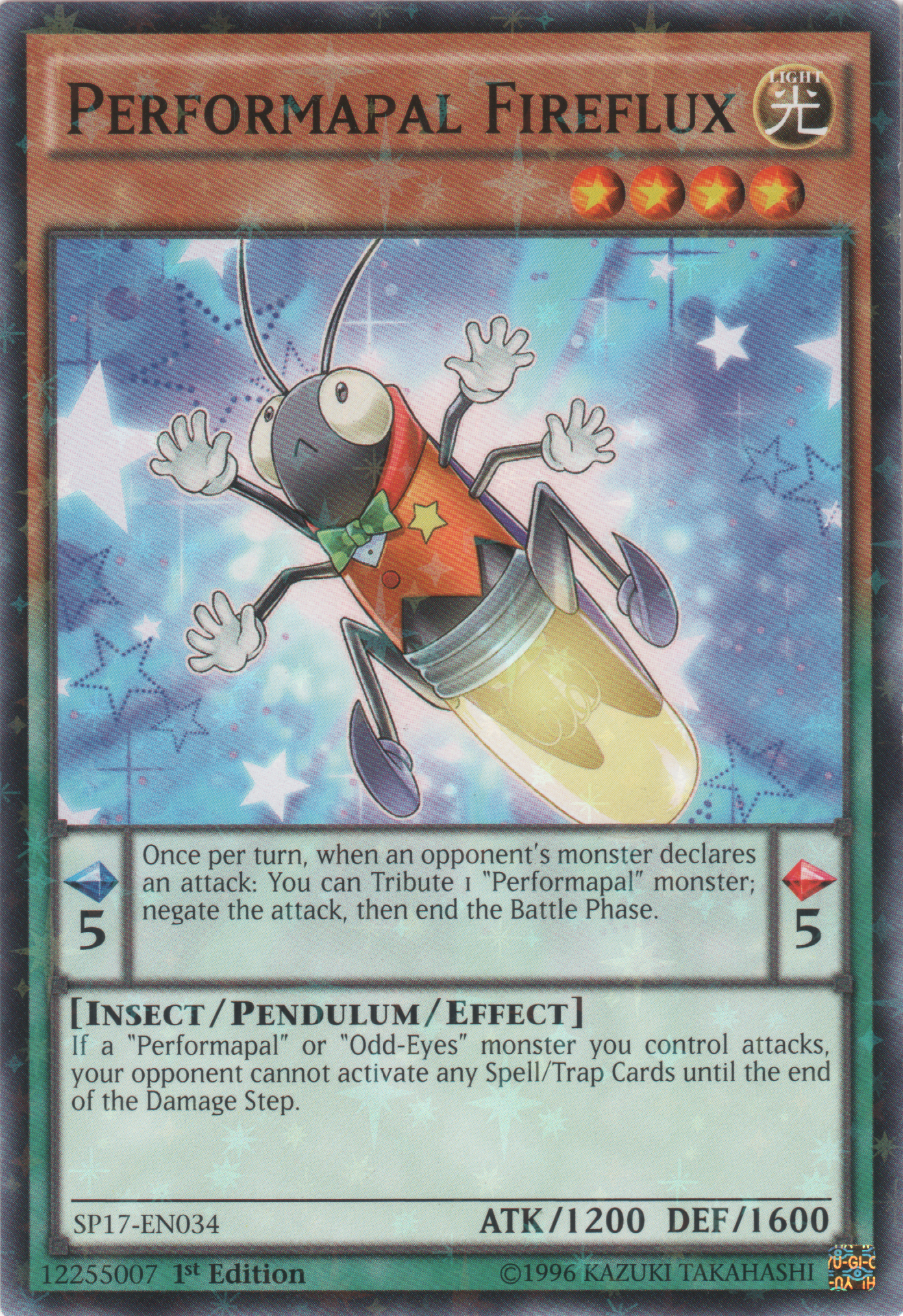 Performapal Fireflux [SP17-EN034] Starfoil Rare | Devastation Store