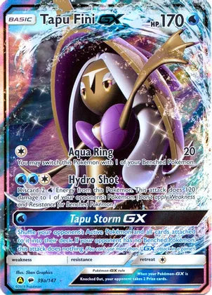 Tapu Fini GX (39a/147) [Alternate Art Promos] | Devastation Store