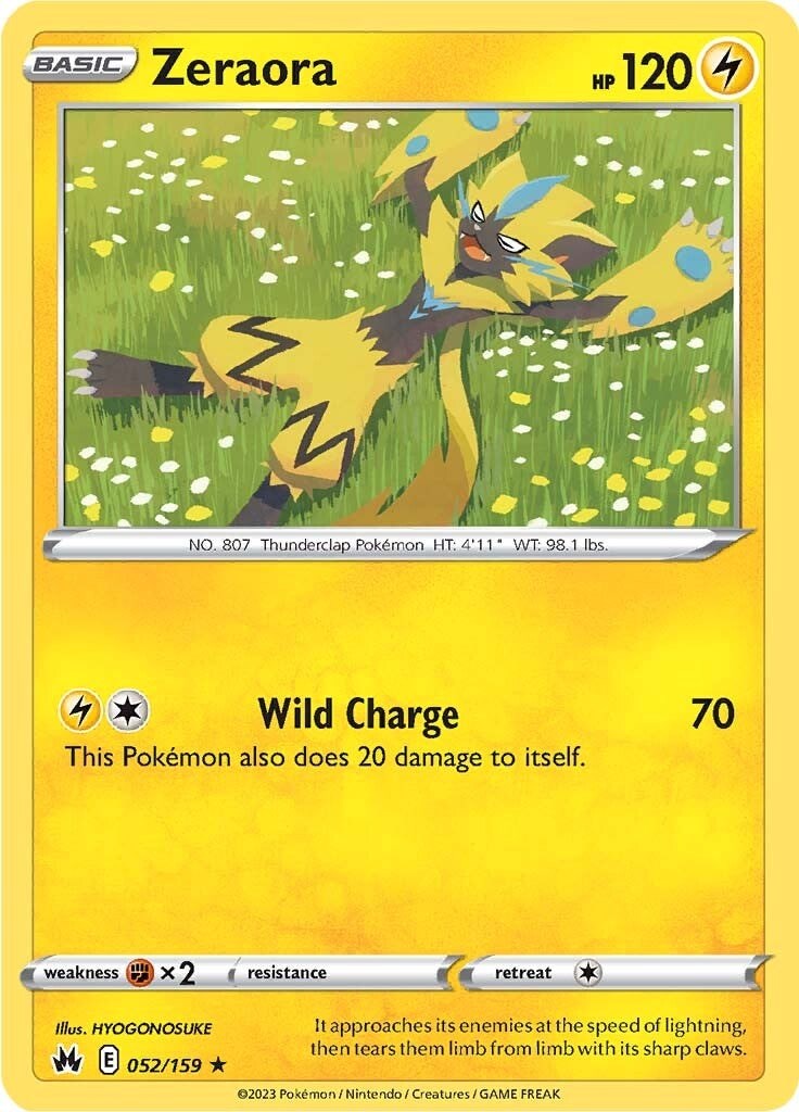 Zeraora (052/159) [Sword & Shield: Crown Zenith] | Devastation Store