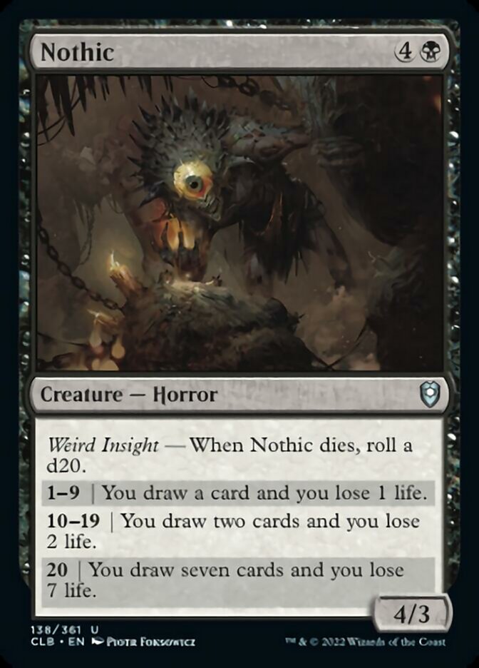 Nothic [Commander Legends: Battle for Baldur's Gate] | Devastation Store