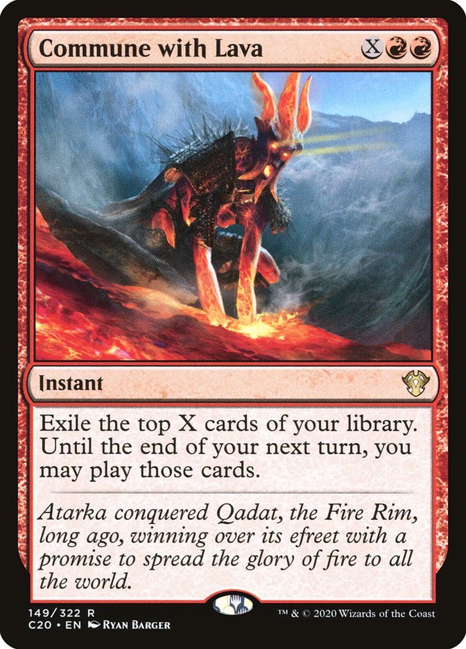 Commune with Lava [Commander 2020] | Devastation Store