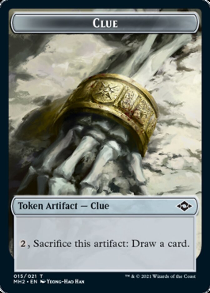 Clue Token (15) // Zombie Army Token [Modern Horizons 2 Tokens] | Devastation Store