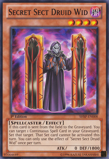 Secret Sect Druid Wid [SHSP-EN008] Common | Devastation Store