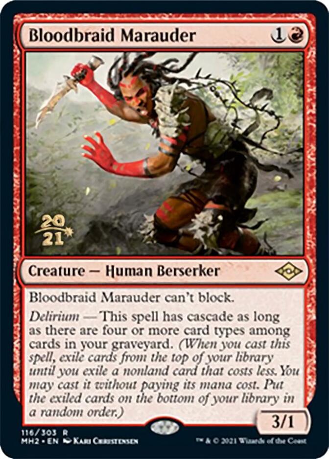 Bloodbraid Marauder [Modern Horizons 2 Prerelease Promos] | Devastation Store