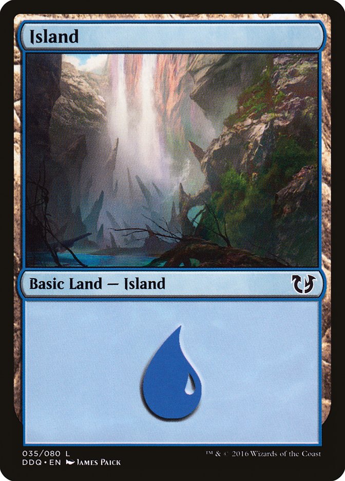 Island (35) [Duel Decks: Blessed vs. Cursed] | Devastation Store