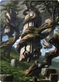 Forest 2 Art Card [Zendikar Rising Art Series] | Devastation Store