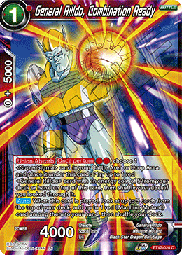 General Rilldo, Combination Ready (BT17-020) [Ultimate Squad] | Devastation Store