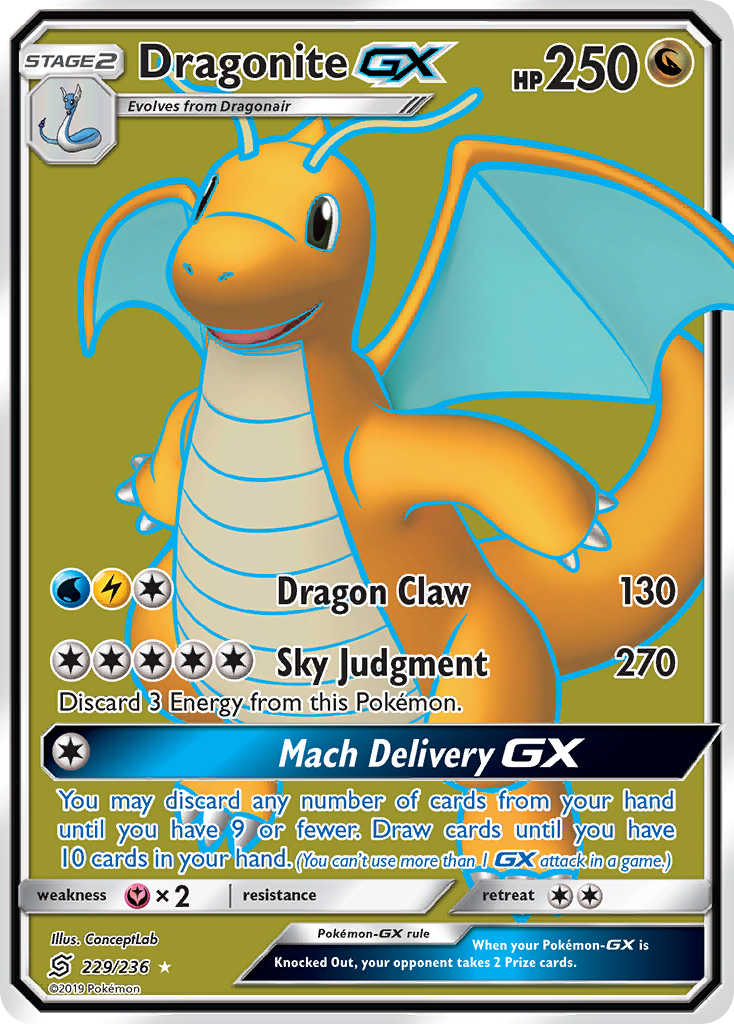 Dragonite GX (229/236) [Sun & Moon: Unified Minds] | Devastation Store