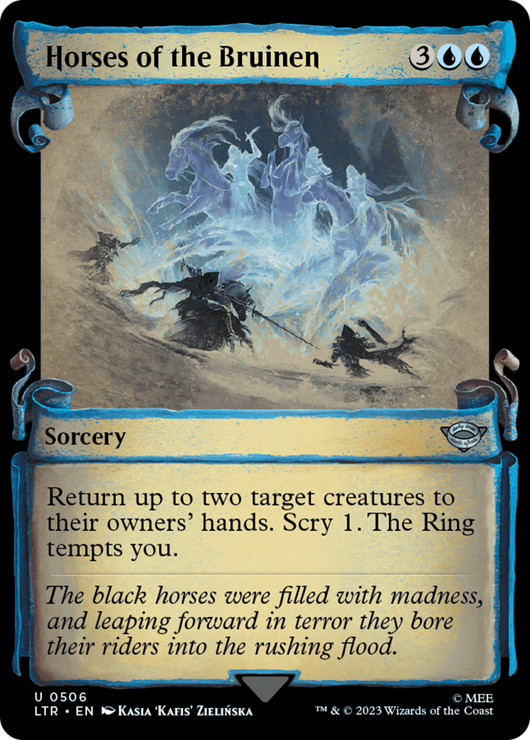 Horses of the Bruinen [The Lord of the Rings: Tales of Middle-Earth Showcase Scrolls] | Devastation Store