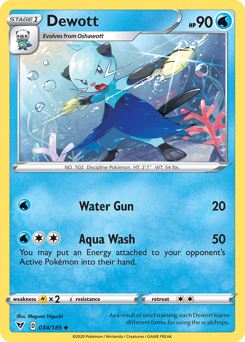 Dewott (034/185) [Sword & Shield: Vivid Voltage] | Devastation Store