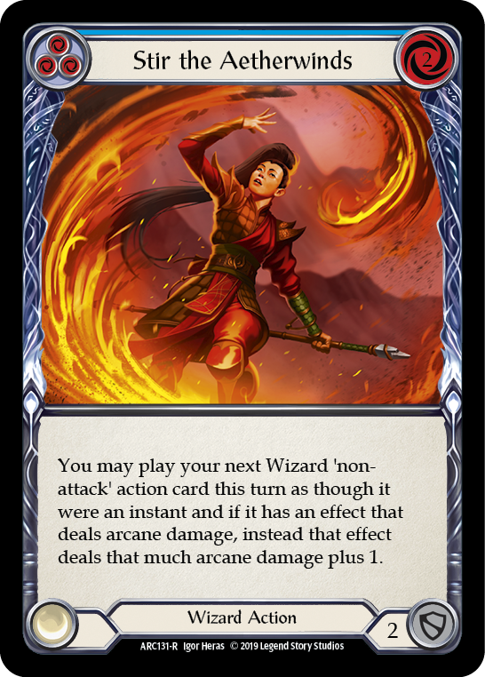 Stir the Aetherwinds (Blue) [ARC131-R] 1st Edition Normal - Devastation Store | Devastation Store
