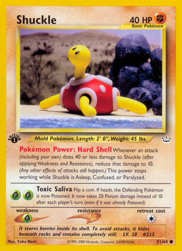 Shuckle (51/64) [Neo Revelation 1st Edition] | Devastation Store