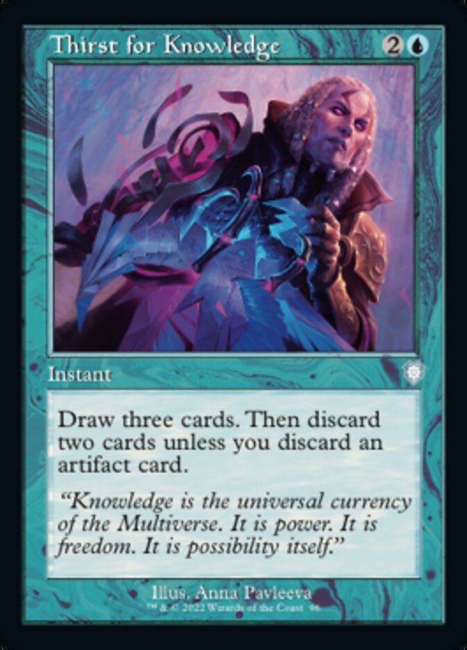 Thirst for Knowledge (Retro) [The Brothers' War Commander] | Devastation Store