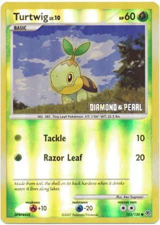 Turtwig (103/130) [Burger King Promos: 2008 Collection] | Devastation Store