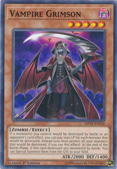 Vampire Grimson [MP19-EN236] Common | Devastation Store