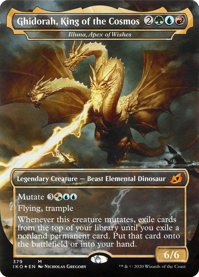 Illuna, Apex of Wishes - Ghidorah, King of the Cosmos (Godzilla Series) [Ikoria: Lair of Behemoths] | Devastation Store