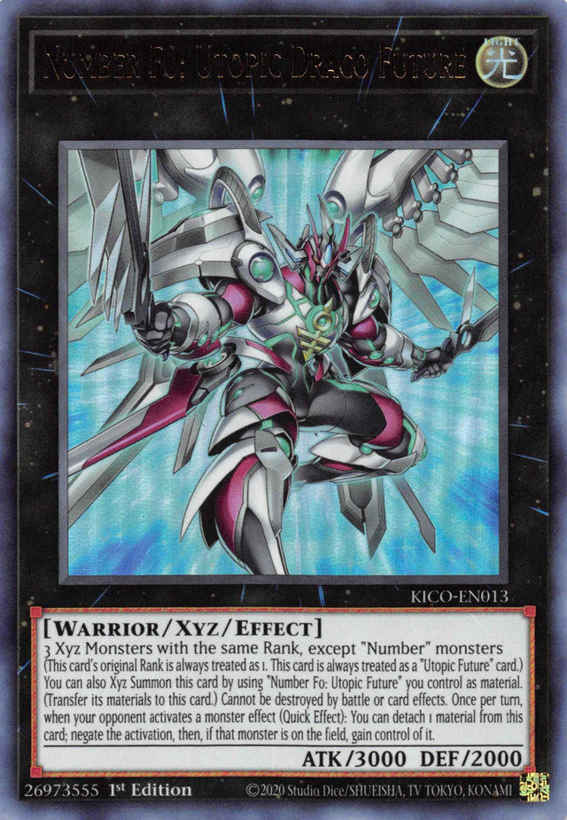 Number F0: Utopic Draco Future (Ultra Rare) [KICO-EN013] Ultra Rare | Devastation Store