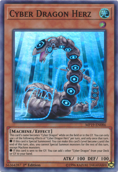 Cyber Dragon Herz [MP19-EN086] Super Rare | Devastation Store