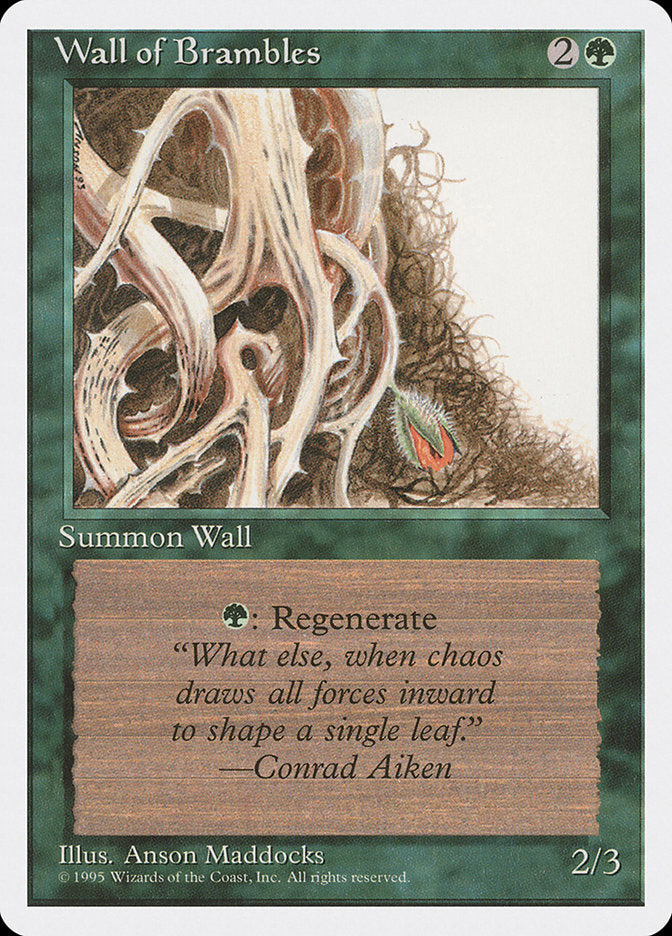 Wall of Brambles [Fourth Edition] | Devastation Store