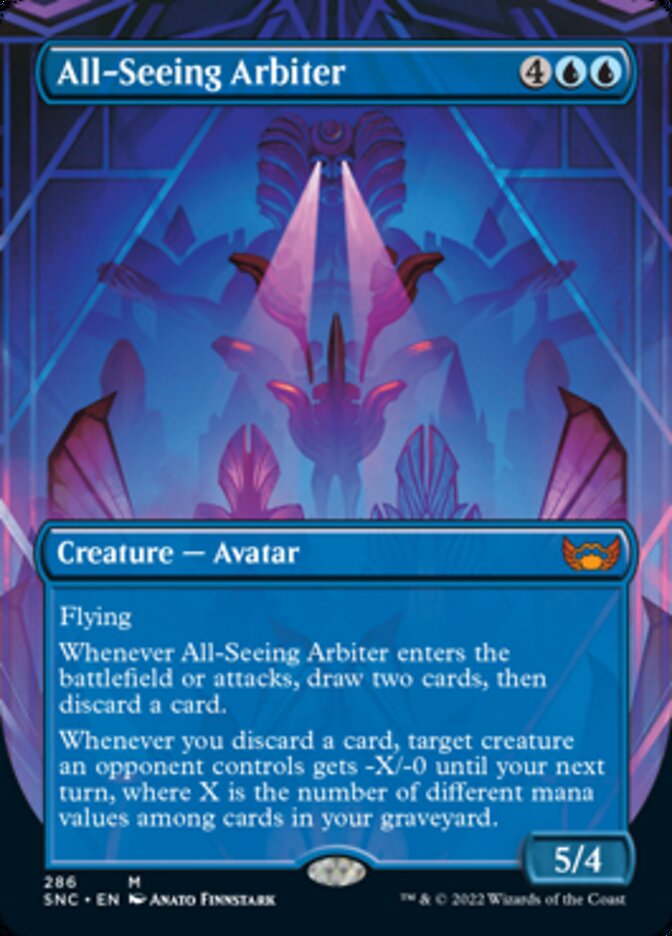 All-Seeing Arbiter (Borderless Alternate Art) [Streets of New Capenna] | Devastation Store