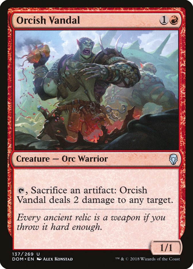 Orcish Vandal [Dominaria] - Devastation Store | Devastation Store