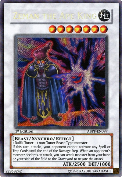 Zeman the Ape King [ABPF-EN097] Secret Rare | Devastation Store