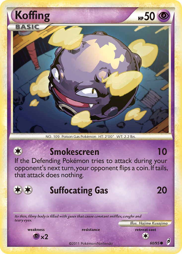 Koffing (60/95) [HeartGold & SoulSilver: Call of Legends] | Devastation Store