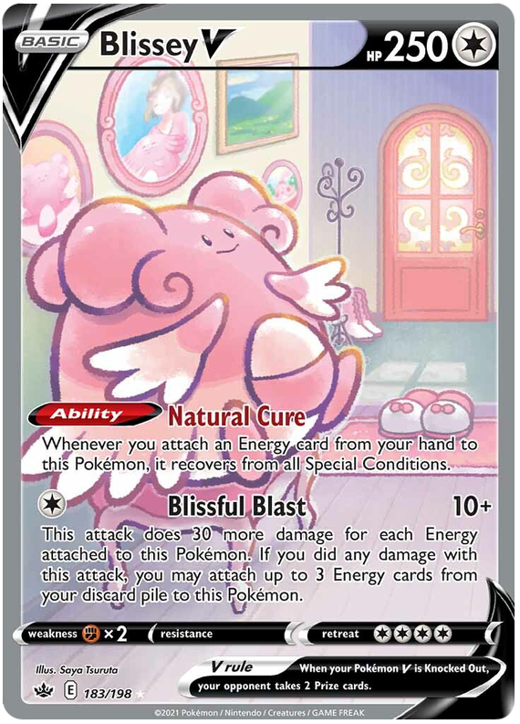 Blissey V (183/198) [Sword & Shield: Chilling Reign] | Devastation Store