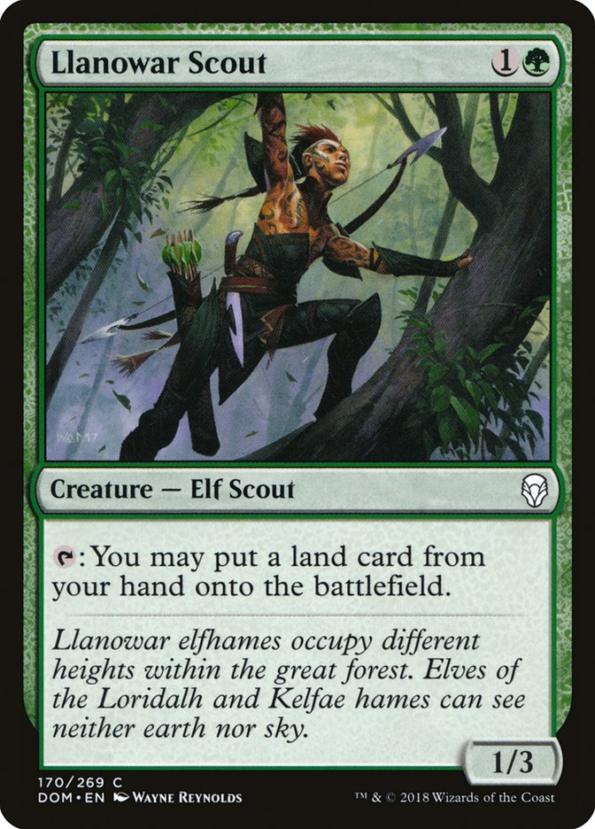 Llanowar Scout [Dominaria] | Devastation Store