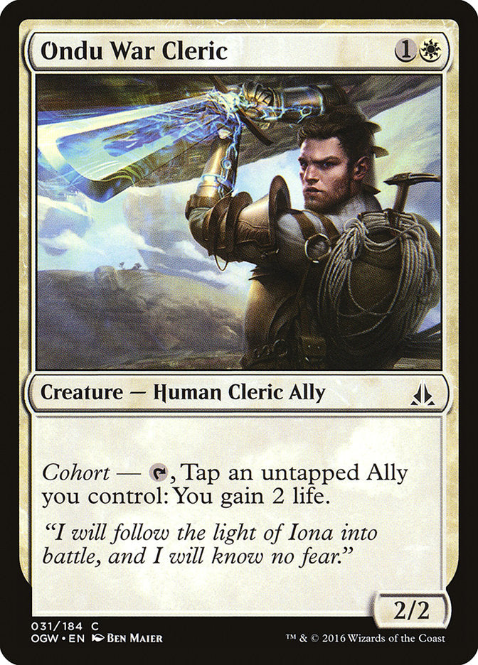 Ondu War Cleric [Oath of the Gatewatch] | Devastation Store