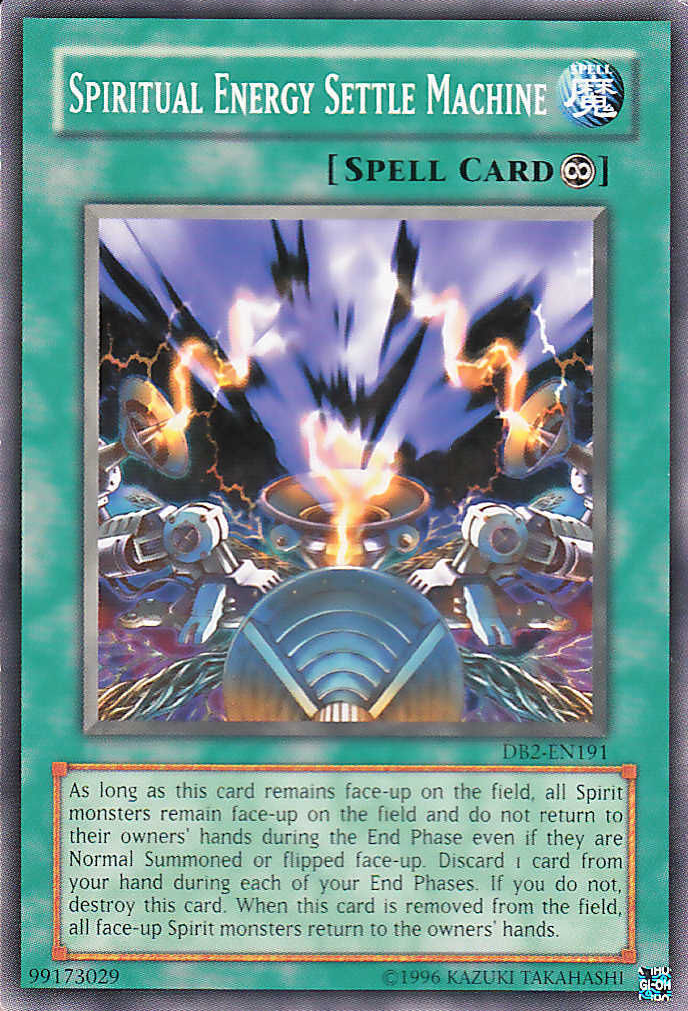 Spiritual Energy Settle Machine [DB2-EN191] Common | Devastation Store