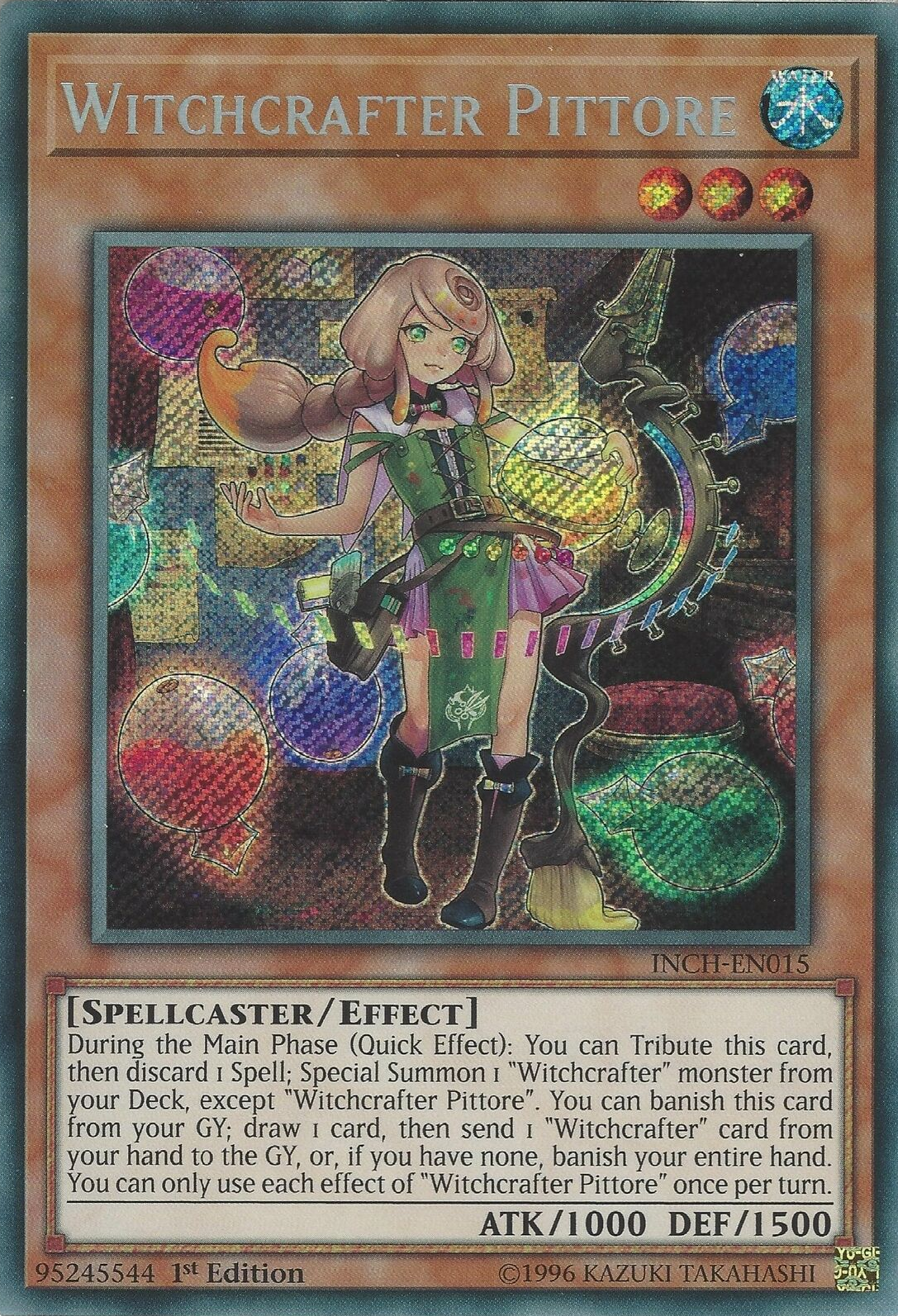 Witchcrafter Pittore [INCH-EN015] Secret Rare | Devastation Store