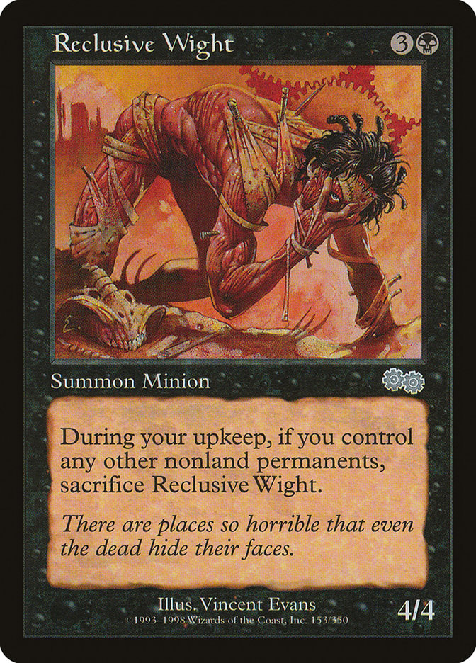 Reclusive Wight [Urza's Saga] - Devastation Store | Devastation Store