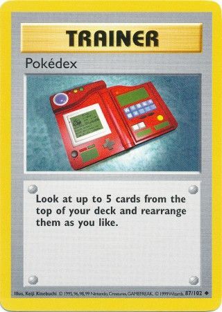 Pokedex (87/102) [Base Set Shadowless Unlimited] | Devastation Store