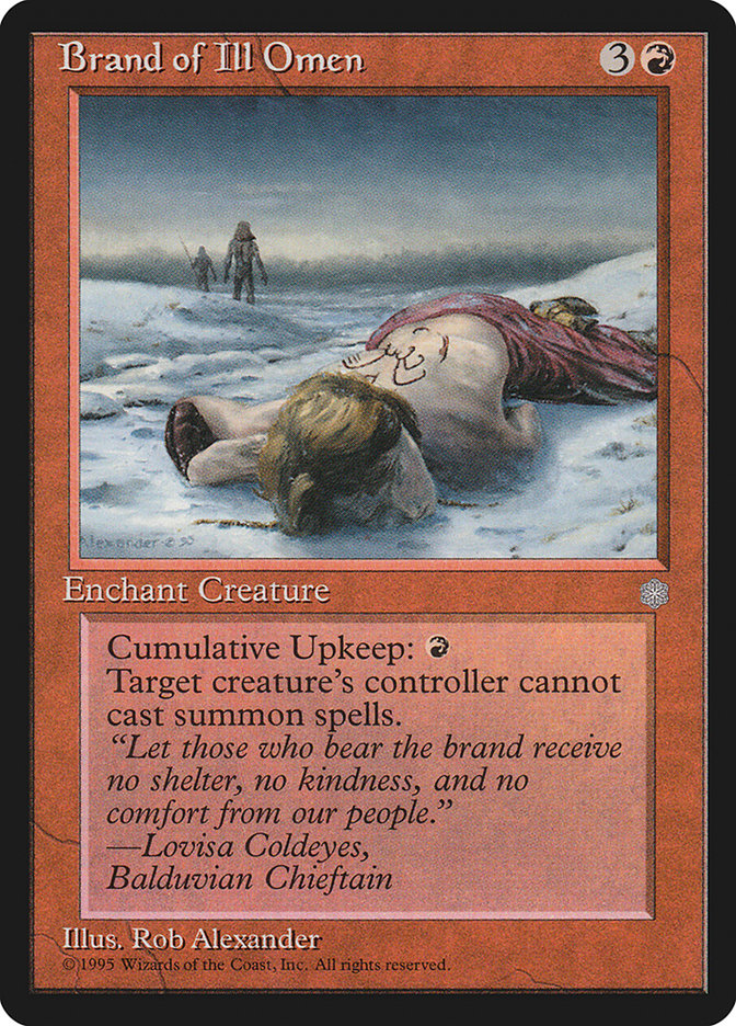 Brand of Ill Omen [Ice Age] | Devastation Store
