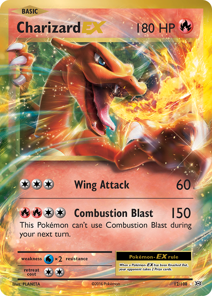 Charizard EX (12/108) [XY: Evolutions] | Devastation Store