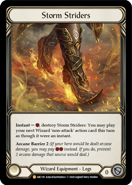 Storm Striders [ARC116] Unlimited Edition Rainbow Foil - Devastation Store | Devastation Store