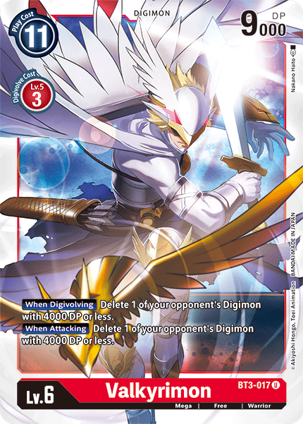 Valkyrimon [BT3-017] [Release Special Booster Ver.1.5] | Devastation Store