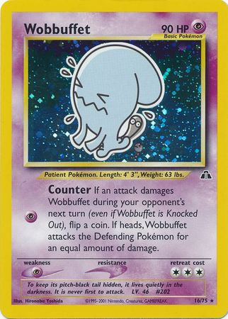 Wobbuffet (16/75) [Neo Discovery Unlimited] | Devastation Store