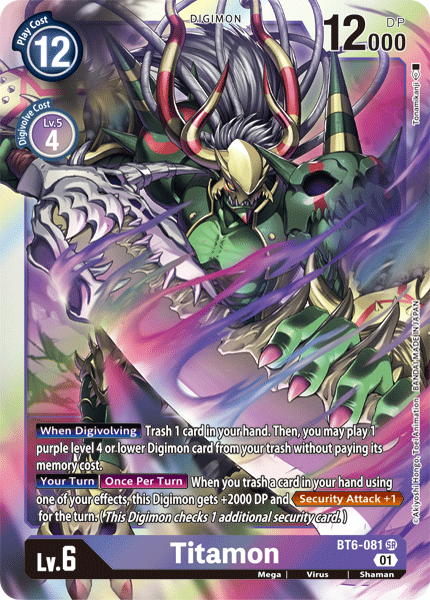 Titamon [BT6-081] [Double Diamond] | Devastation Store