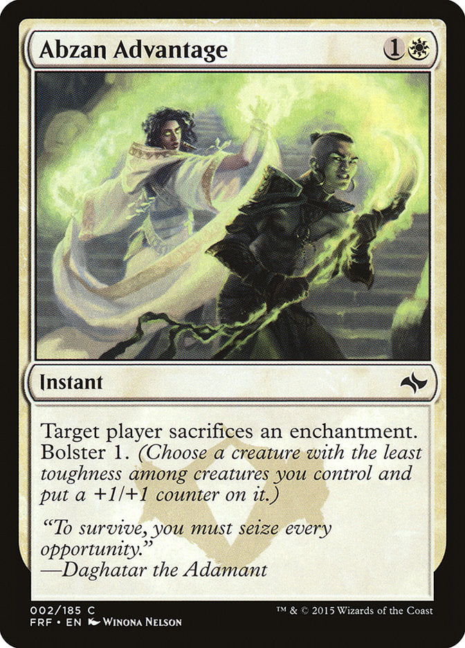 Abzan Advantage [Fate Reforged] - Devastation Store | Devastation Store