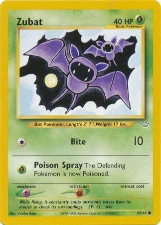 Zubat (59/64) [Neo Revelation Unlimited] | Devastation Store