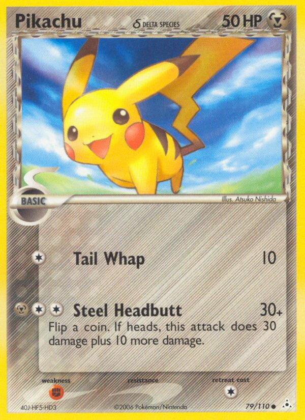 Pikachu (79/110) (Delta Species) [EX: Holon Phantoms] | Devastation Store