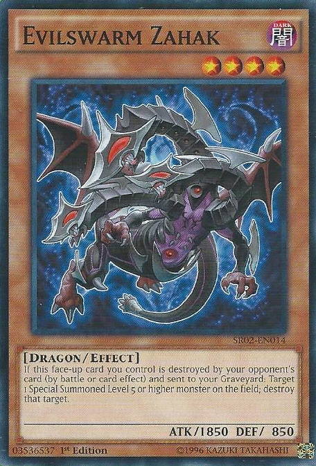 Evilswarm Zahak [SR02-EN014] Common | Devastation Store