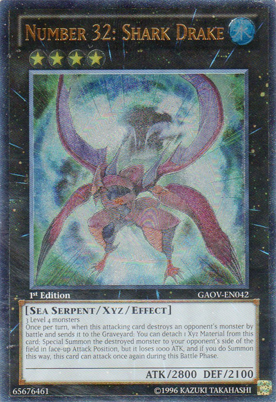 Number 32: Shark Drake [GAOV-EN042] Ultimate Rare | Devastation Store