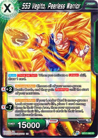 SS3 Vegito, Peerless Warrior [BT11-063] | Devastation Store